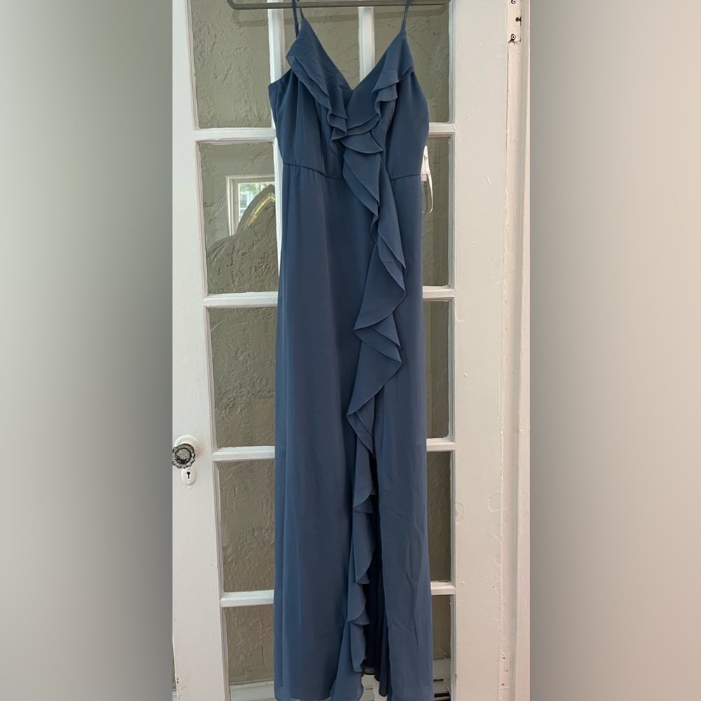 DB STUDIOS floor length dress. Great for prom, wedding guest, or formals.